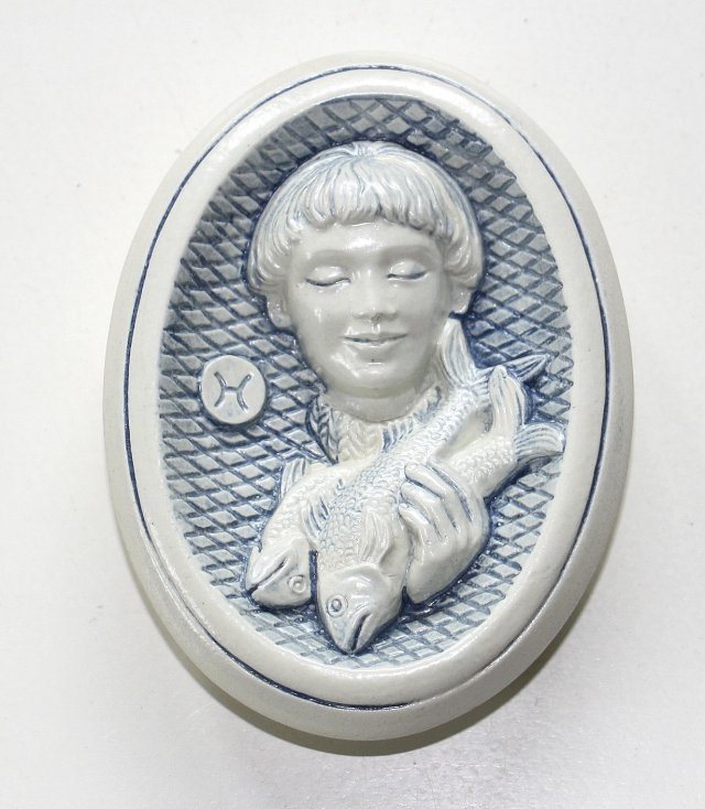 Ceramika Jie GANTOFTA ryby unikat