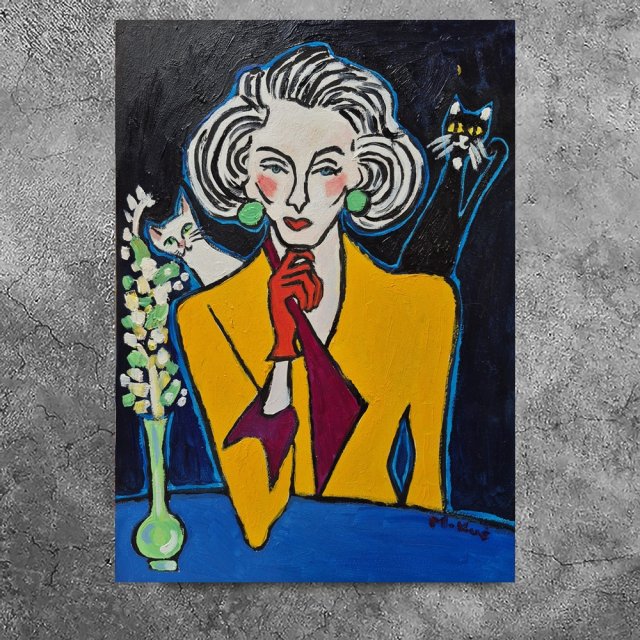 obraz do salonu  dwa oblicza ewy