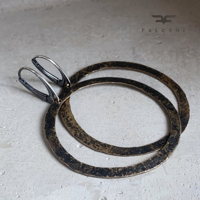 Kolczyki Koła Rustic