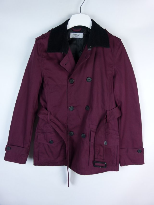 Topman wiosenny płaszcz męski / S