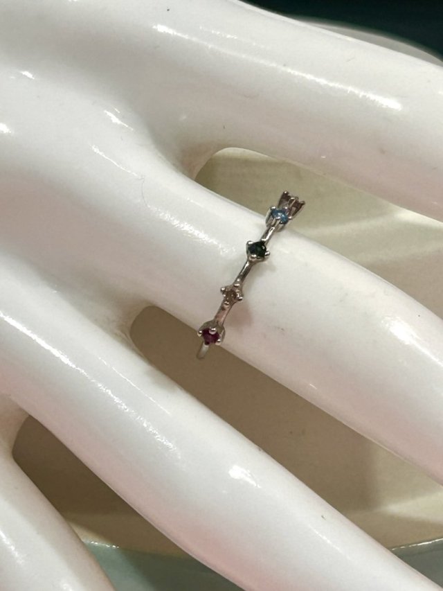 ❦❦ Śliczna srebrna obrączka ❦❦