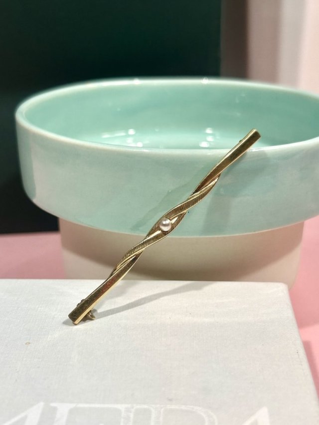 ❦❦ Art deco broszka bagietka ❦❦