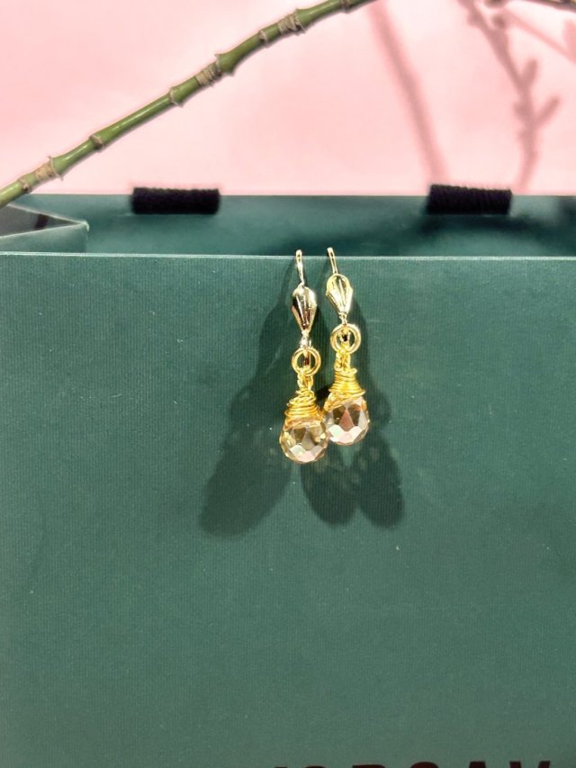 ☘︎ ☘︎ kolczyki z kroplami aurora ☘︎ ☘︎