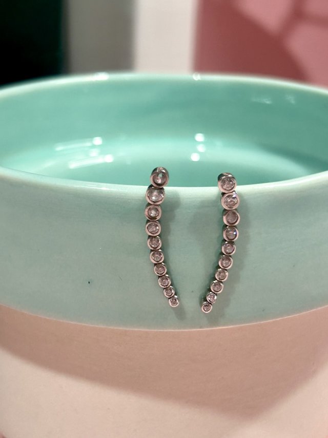 ☘︎ ☘︎ srebrne kolczyki nausznice ☘︎ ☘︎