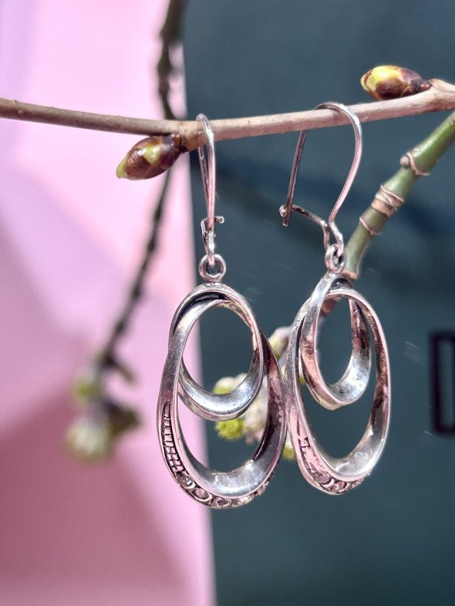 ☘︎ ☘︎ srebrne kolczyki ☘︎ ☘︎