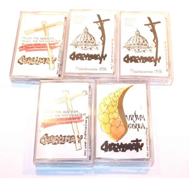 Charyzmaty kasety magnetofonowe 5szt 1998
