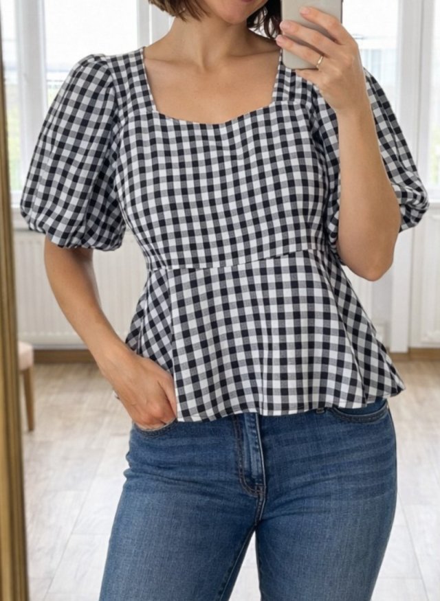 Monki bluzka puff (F, A, Vw)