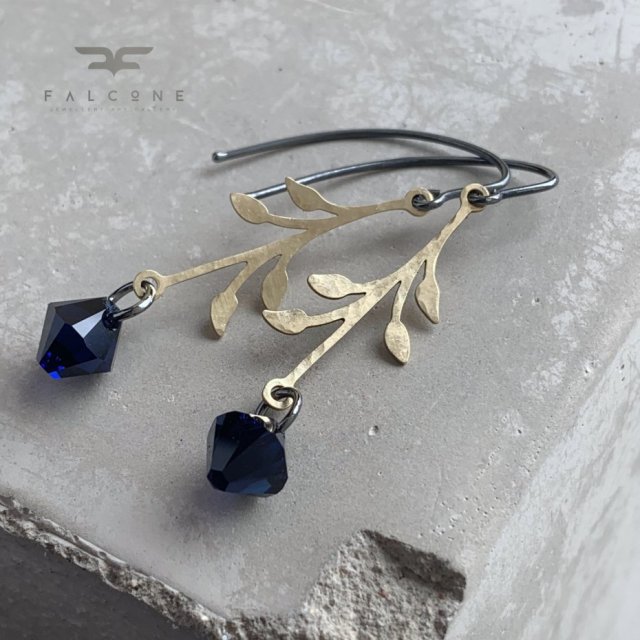 Kolczyki Urban Rose - Dark Night