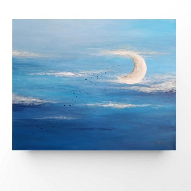 Ulotne myśli - obraz  akrylowy