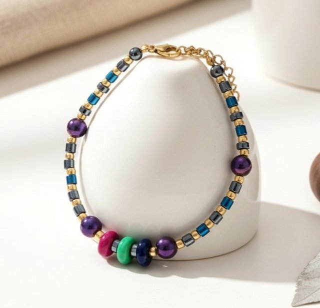 Kolorowa bransoletka