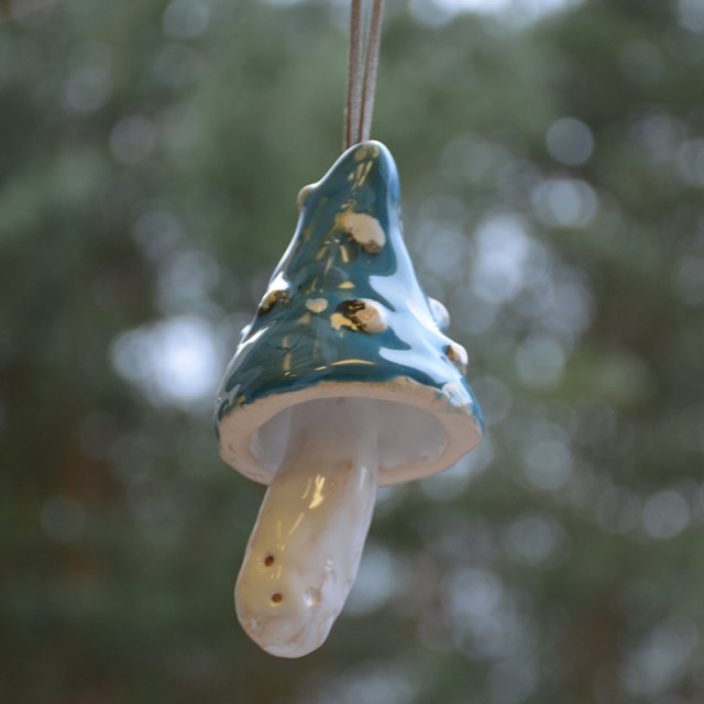 Magiczny muchomor. Ceramiczny dzwonek