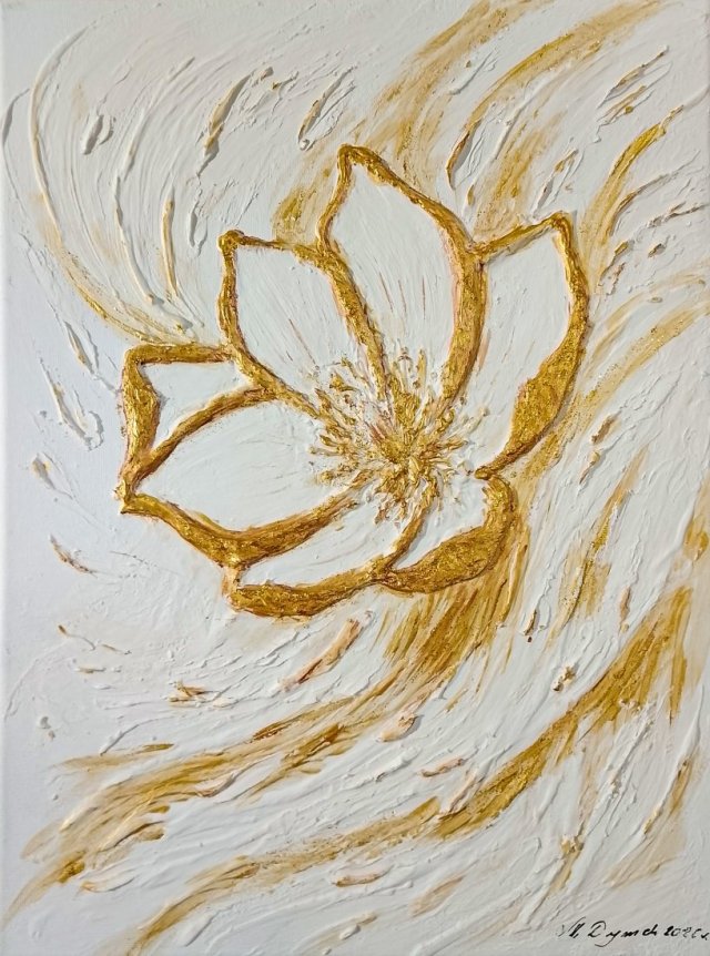 WYJĄTKOWY OBRAZ STRUKTURALNY Z TEKSTURĄ 3D "BIAŁY BLASK" (darmowa dostawa)