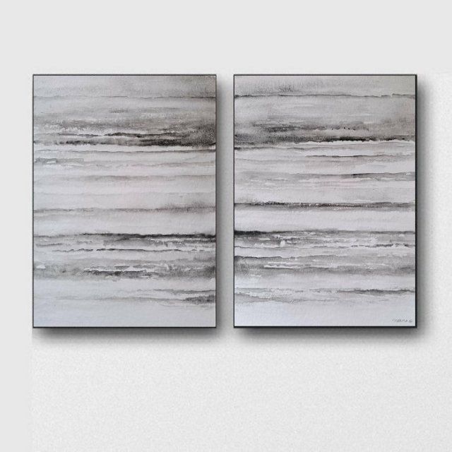 Abstrakcja- obrazy  akwarela