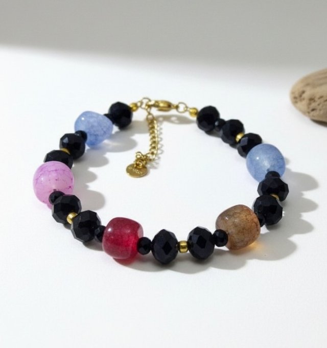 Kolorowa kolorowa duże kamienie