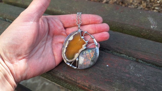 Wieczorem - wisiorek