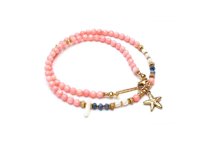 Sea collection - Koral pink vol. 2 /choker/ 12.04.26