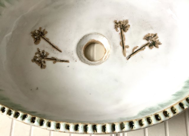 Ceramiczna umywalka ręcznie robiona