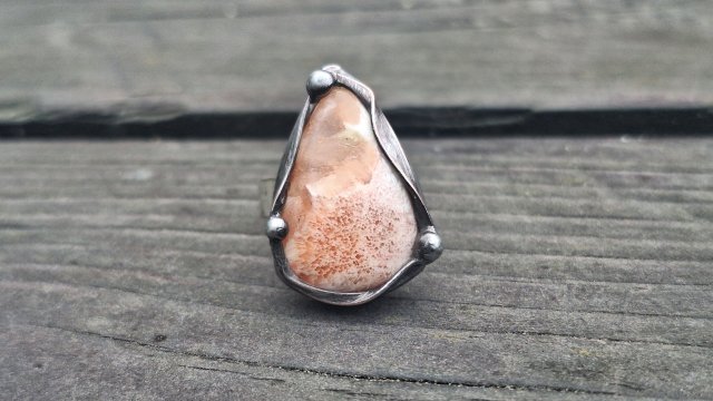 Skolecyt - pierścionek regulowany