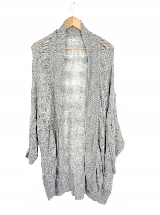 CUBUS kardigan szary damski dłuższy 40/42 L/XL