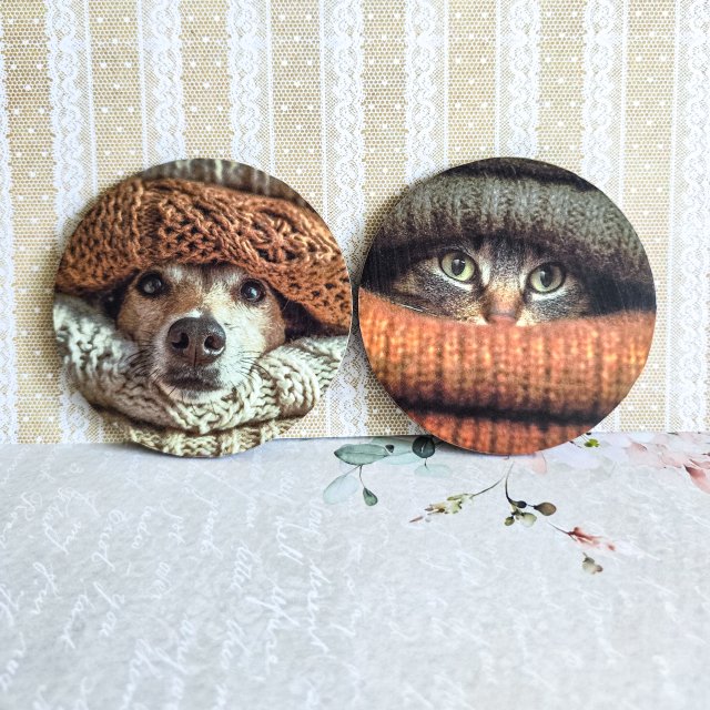 Para podkładek - Jak pies z kotem 2