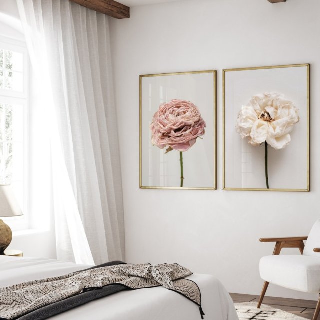 ZESTAW PLAKATÓW 2cz 50x70 cm Róże   (set252)