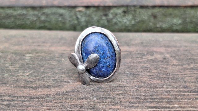 Lapis lazuli - pierścionek regulowany