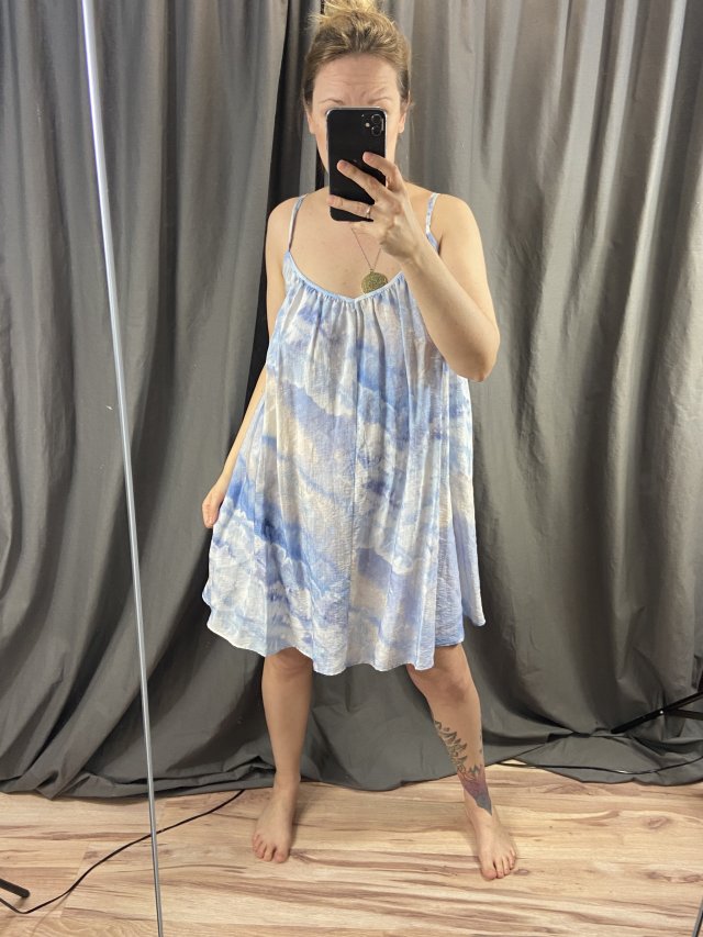 (nowa) sukienka - chmurka