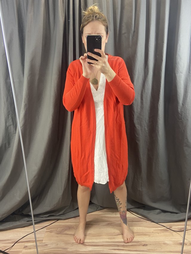 sweterek orange
