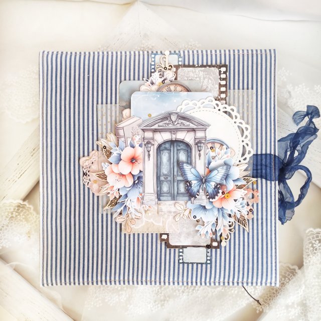 Kwiatowy album na zdjęcia | Ręcznie robiony | Personalizowany prezent