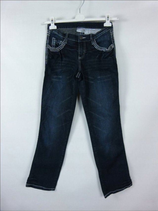 Rainbow straight jeans spodnie dżins 8 / 34