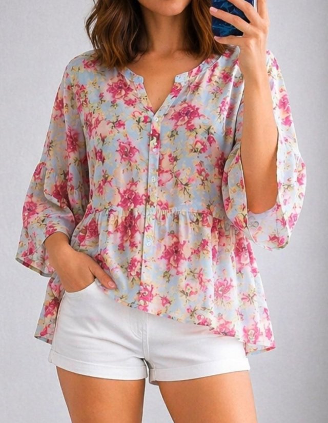 Bluzka w róże (F., Vw, Vk)