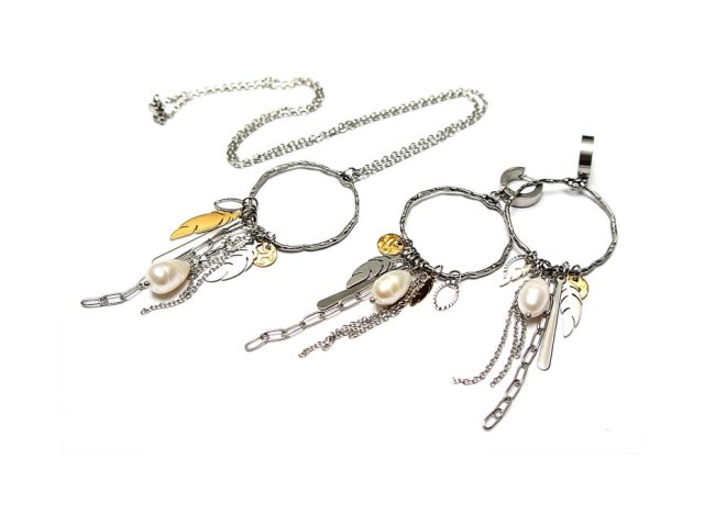 Alloys Collection -circle /boho/ - kolczyki