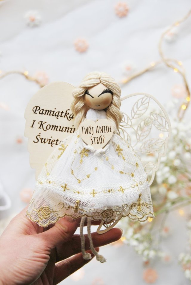Anioł komunijny - Pamiątka Pierwszej Komunii Świętej | Na komunię