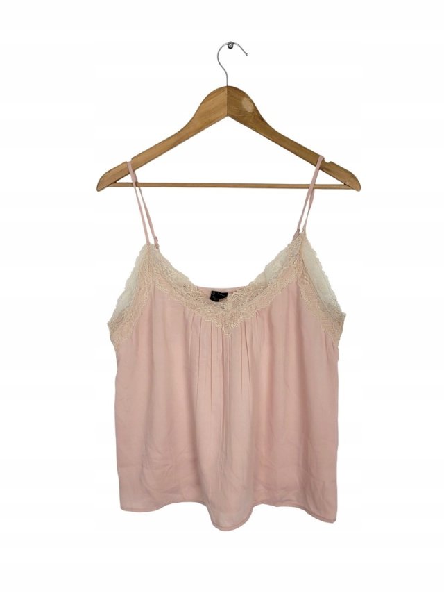 VERO MODA top na ramiączkach pudrowy róż 40 L