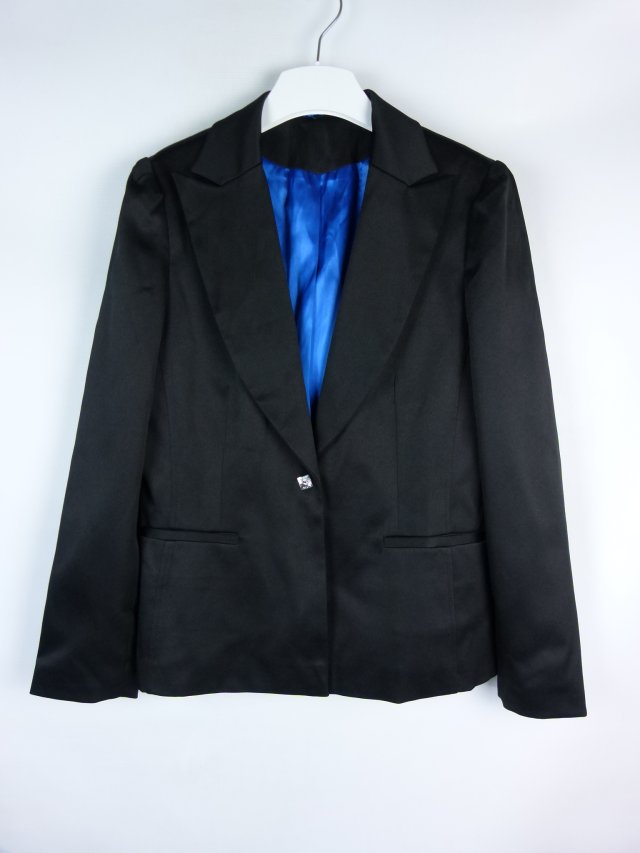 Dorothy Perkins czarny elegancki żakiet 14 / 42