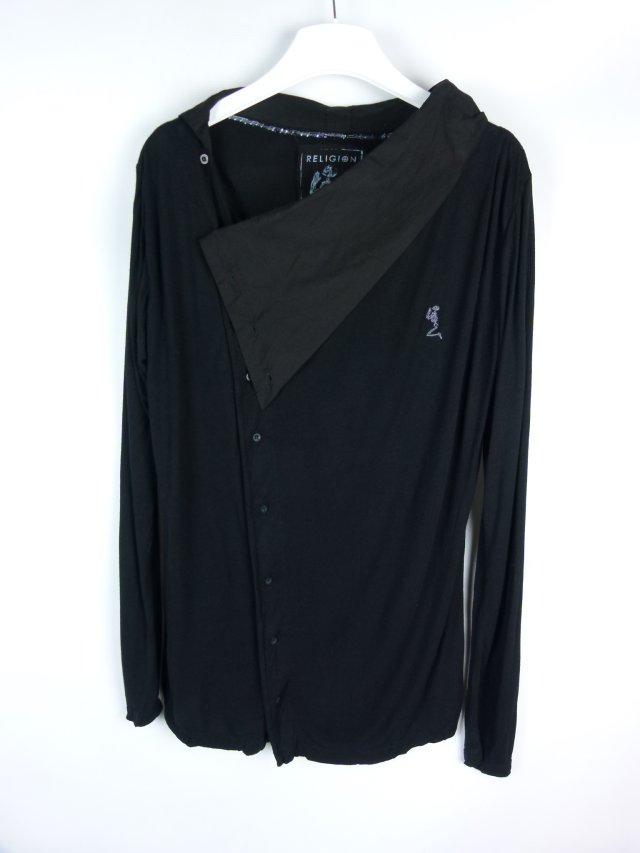 Religion dzianinowa koszula męska z kołnierzem / S