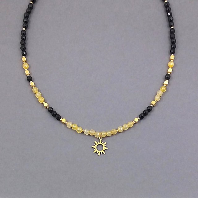 Naszyjnik agatowy