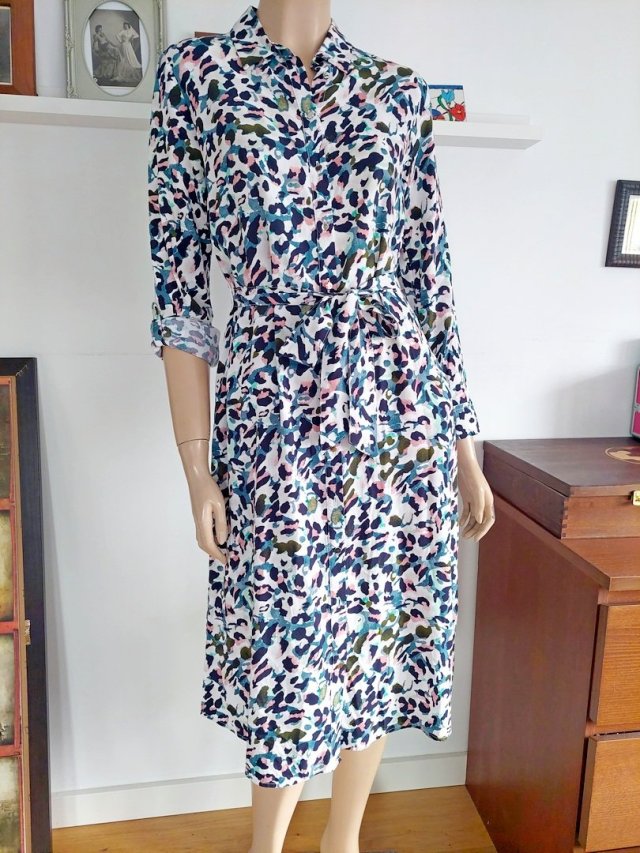 wiskozowa sukienka s. Oliver