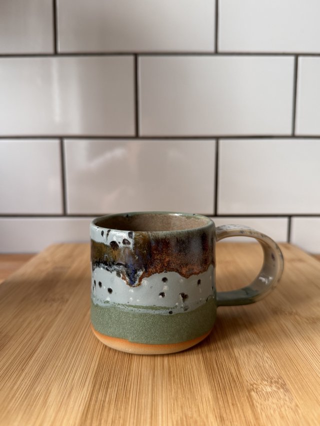 Kubek ceramiczny ręcznie robiony 220 ml | unikat | szkliwiony | handmade