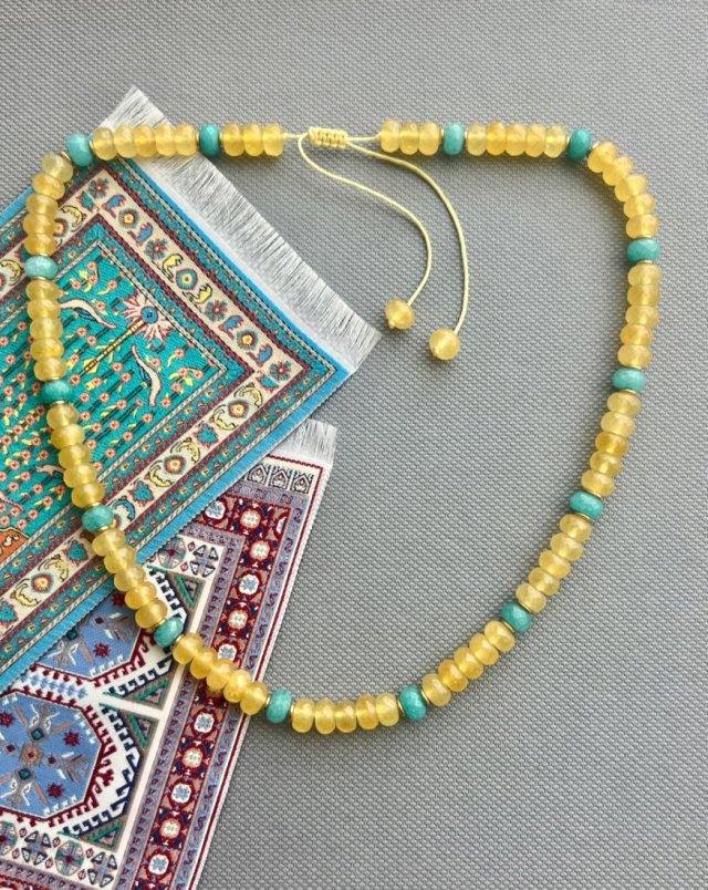 Yellow Quartz Semi Precious Stone ❤ Magia natury