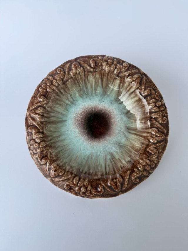 Patera misa Fat Lava vintage West Germany oko pawia lata 60/70 ceramika retro