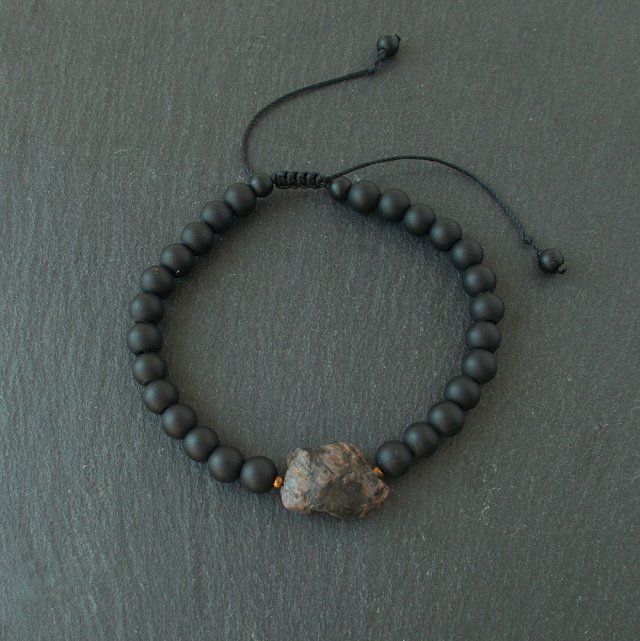 Rubin surowy Bransoletka