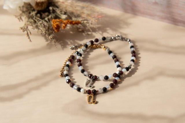 Bransoletka zodiakalna z kamieni dla Koziorożca • Koziorożec • Capricorn • zodiak