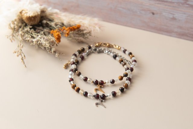 Bransoletka zodiakalna z kamieni dla Barana • Baran • Aries • zodiak