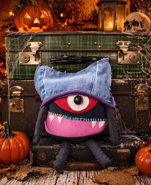 Creepy jednooki potworek z odzysku