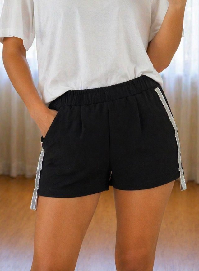 Italy szorty z lampasem