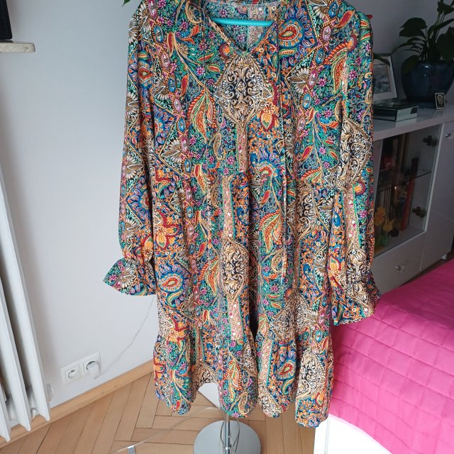 Sukienka oversize cudne kolory.