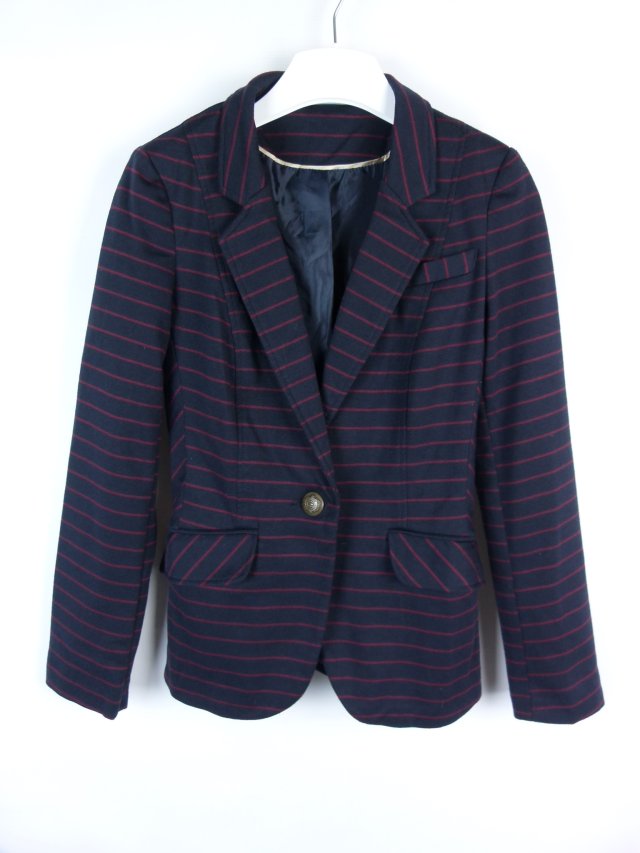 F&F dzianinowy żakiet w paski / 8 - S