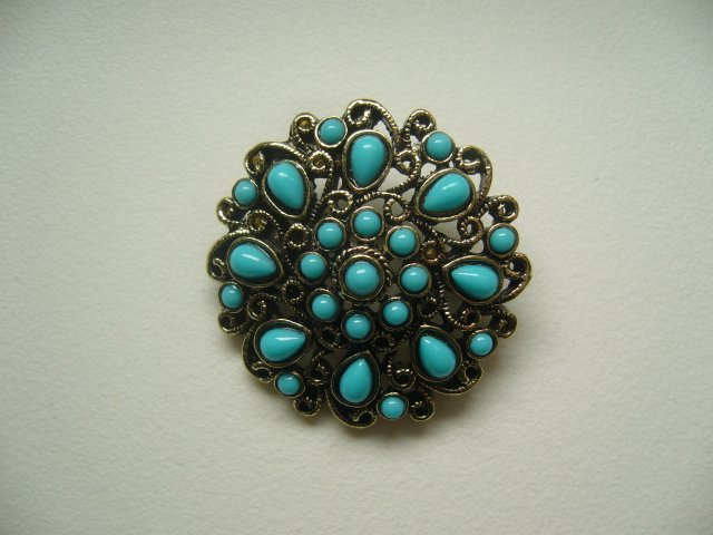 PIĘKNA BROSZKA ROZETA