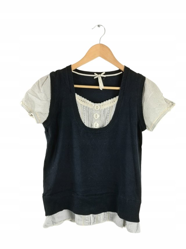 NEXT bluzka typu 2w1 dzianina 38 M